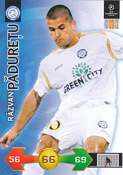 Razvan Paduretu AFC Unirea Urziceni 2009/10 Panini Super Strikes CL #328
